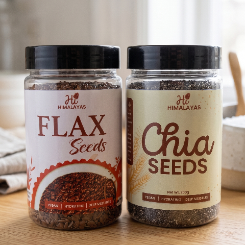 Chia Seed $ Flax Seeds Combo – Premium Healthy Seeds Mix
