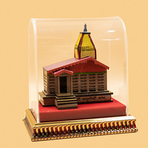 3D Yamunotri Temple with Acrylic Box