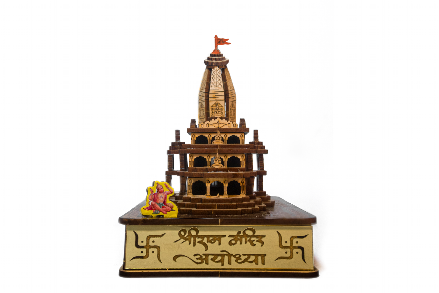 Hand Carved Shri Ram Mandir 3d Model