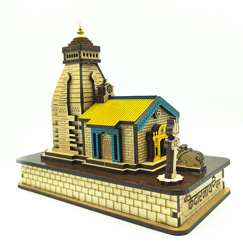 3D Model of Kedarnath Temple Medium Size