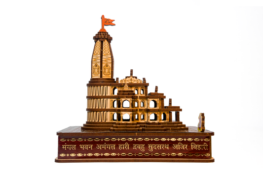 Hand Carved Shri Ram Mandir 3d Model