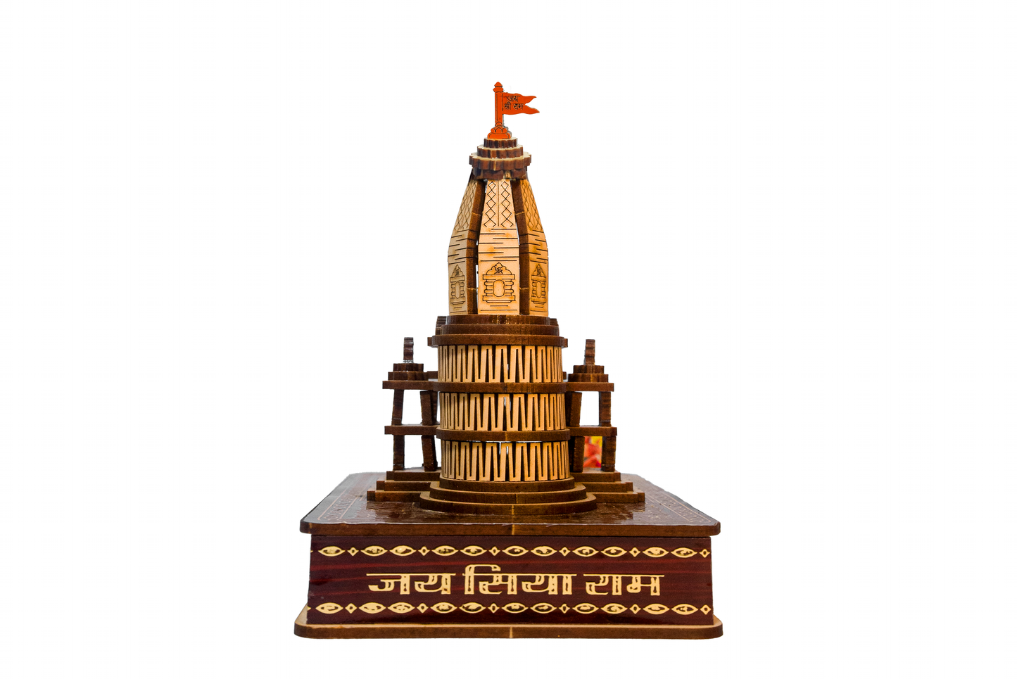 Hand Carved Shri Ram Mandir 3d Model