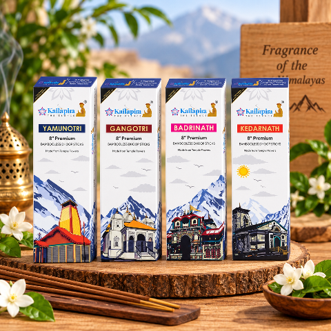 Premium Quality Bamboo-Less Incense Sticks 8″ Dhoop Batti (Pack of 40 Sticks)