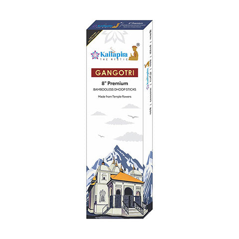 Gangotri 8″ Premium Dhoop Batti, Incense Sticks (Pack of 40 Sticks)