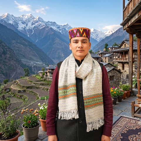 Himachali Unisex Woolen Stole