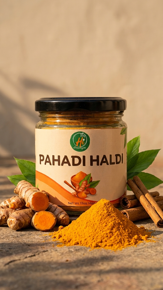 Pahadi Haldi – Pure Himalayan Turmeric Powder | High Curcumin | Natural Immunity Booster