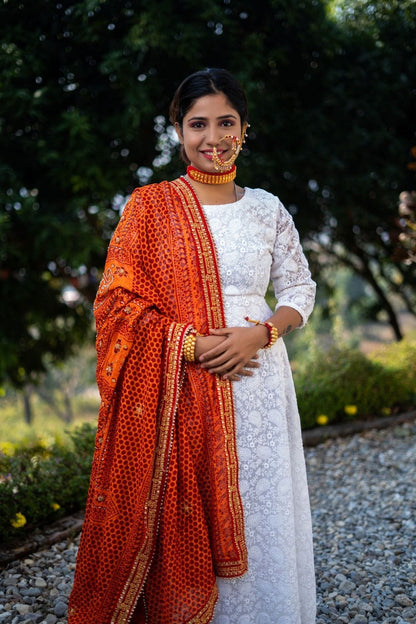 Saubhagyavati Pichoda with Lace