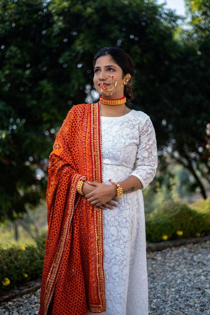 Saubhagyavati Pichoda with Lace