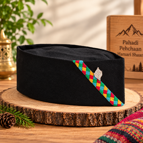 Uttarakhand Pahadi Topi – Traditional Himalayan Cap | All Weather