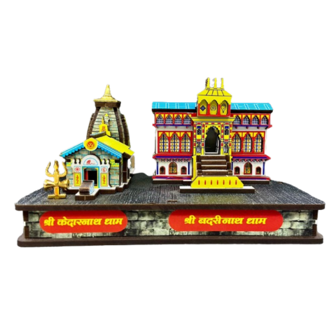 3D Model Of Badri Kedar-Coloured