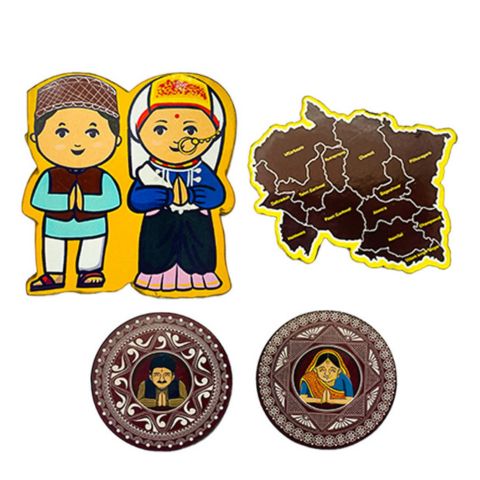 Pahadi Fridge Magnets - Set of 4