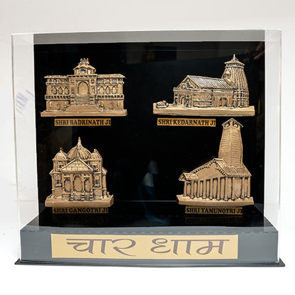 3D Chardham Frame with Acrylic Box