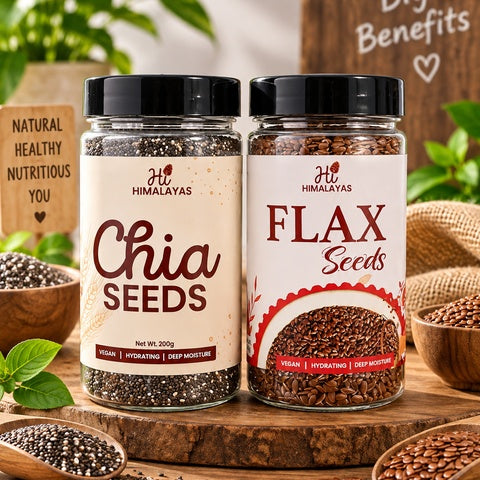Chia Seeds and Flax Seeds