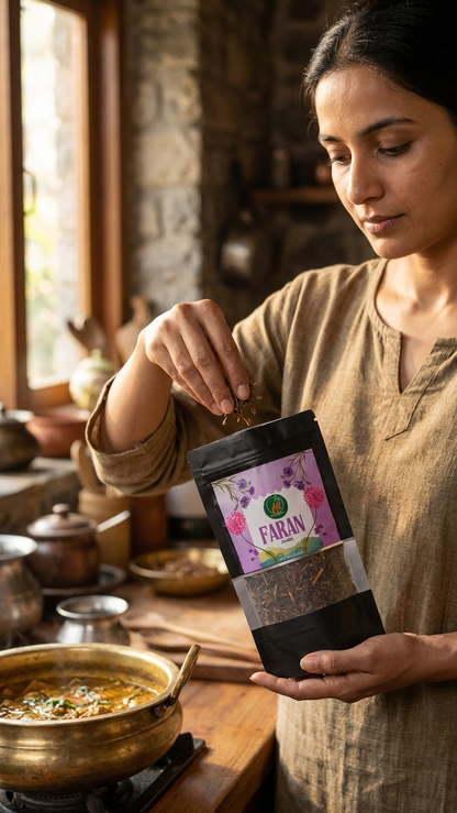 Himalayan Faran (Jambu): Traditional Aromatic Herb from Uttarakhand | Natural Pahadi Spice