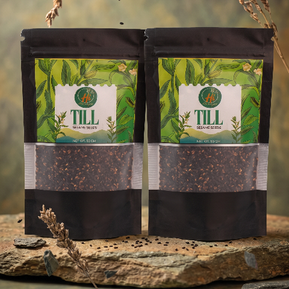 Pahadi Till (Black Sesame Seeds) - Pack of 2 Combo