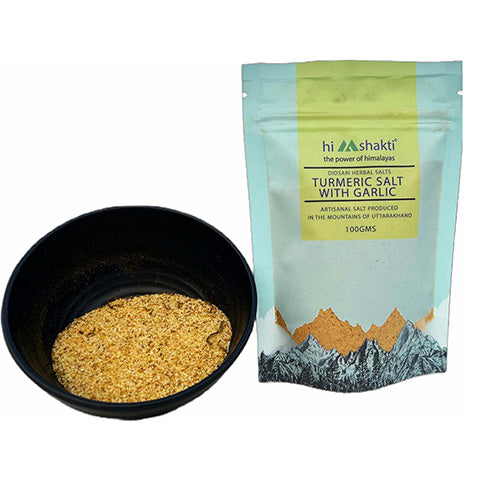 Turmeric Salt With Garlic