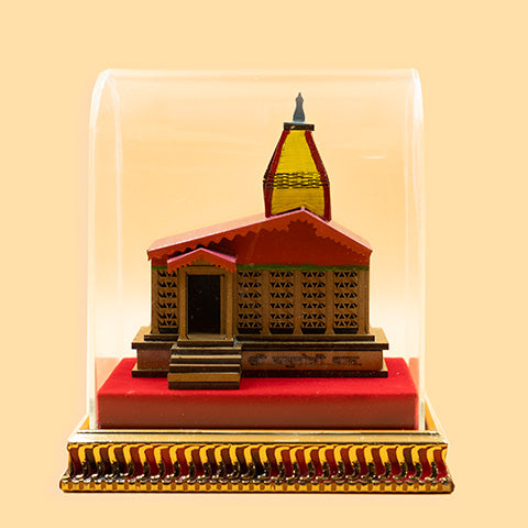 3D Yamunotri Temple with Acrylic Box